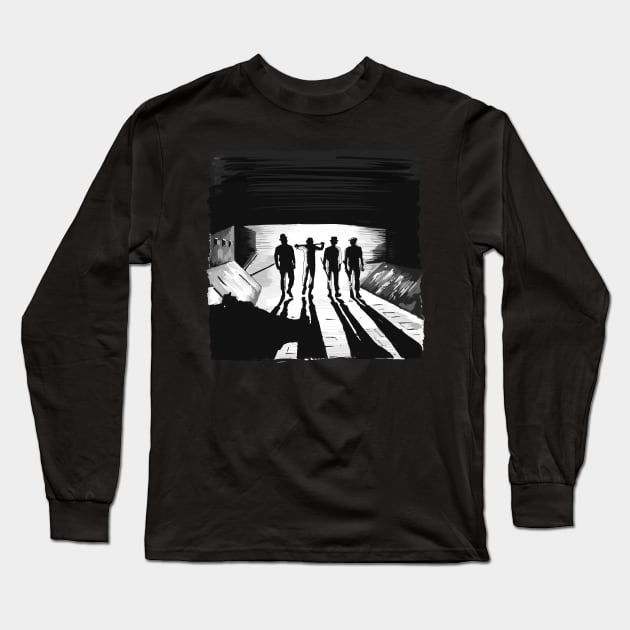 Clockwork Orange Droogs Long Sleeve T-Shirt by burrotees